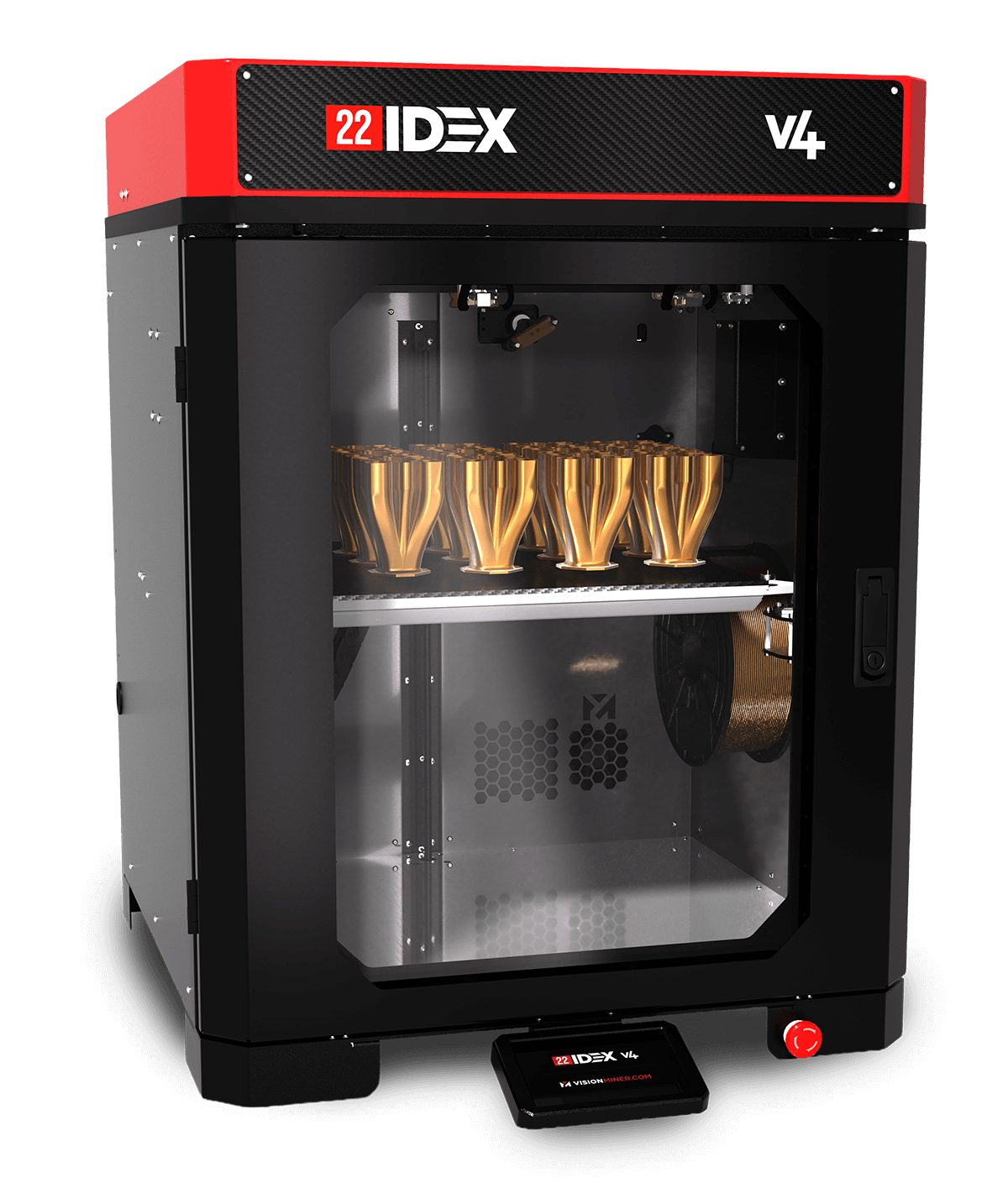 Vision Miner 22IDEX V4 high-temperature 3D printer