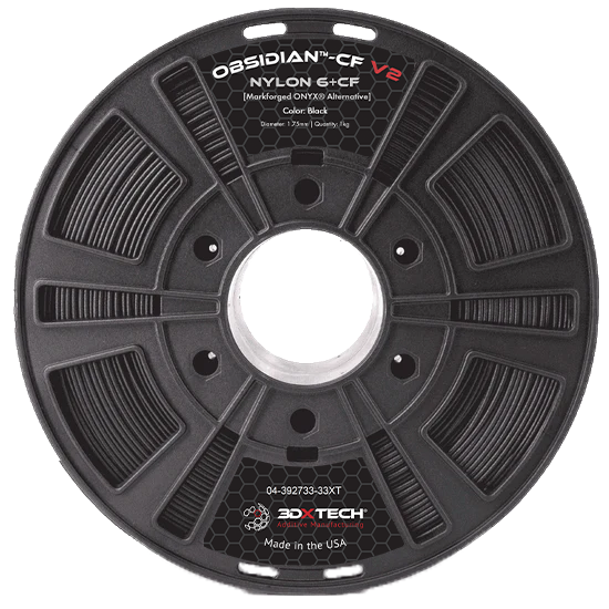 3DXTech Obsidian PA6-CF filament spool
